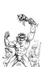 Thundarr the Barbarian #04 1:10 Joseph Michael Linsner "Line Art" Var Comics Dynamite Entertainment