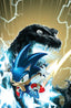 Sonic The Hedgehog X Godzilla #01 1:100 Clayton Crain Var