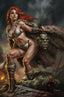 Red Sonja She-Devil with a Sword #03 1:15 Lucio Parrillo Var Books Dynamite Entertainment