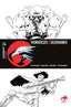 ThunderCats X Silverhawks #04 Declan Shalvey "Line Art" Var Books Dynamite Entertainment