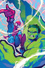 Spider-Man Hulk Fire and Brimstone #01 1:100 Rose Besch Var
