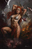 Red Sonja She-Devil with a Sword #04 Lucio Parrillo "Metal Premium" Var