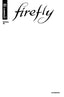 Firefly (2026) #01 "Blank" Var Books Dynamite Entertainment