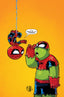 Spider-Man Hulk Fire and Brimstone #01 2nd Ptg 1:25 Skottie Young Var