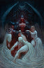Darkstalkers X Street Fighter Hell on Earth #01 1:5 Tyler Walpole Var