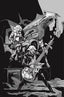 Lost Fantasy #14 Emmanuel Gervasoni "Black & White" Var Books Image Comics
