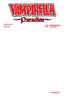 Vampirella Paradise #01 "Blank" Var Books Dynamite Entertainment