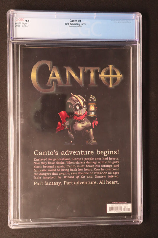 Canto #01 Convention Edition CGC 9.8