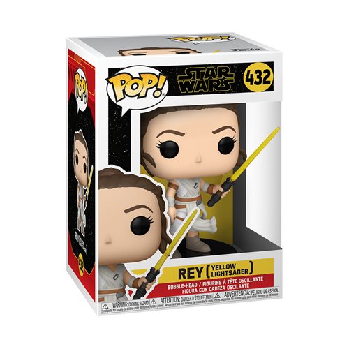 Pop 432 Rey (Yellow Lightsaber) Pop Star Wars Funko Default Title  