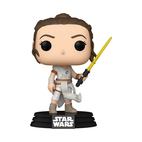 Pop 432 Rey (Yellow Lightsaber) Pop Star Wars Funko   