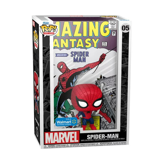 Pop 05 Spider-Man Walmart Exc(Comic Cover) Pop Marvel Funko Default Title  