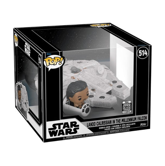 Pop 514 Lando Calrissian In The Millennium Falcon 2022 Galactic Con Exc Pop Star Wars Funko Default Title  