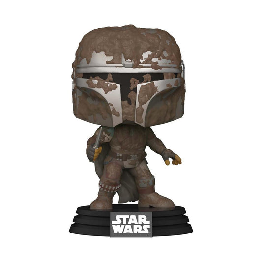 Pop 564 Mandalorian (Mudhorn Battle) Gamestop Exc Pop Star Wars Funko   