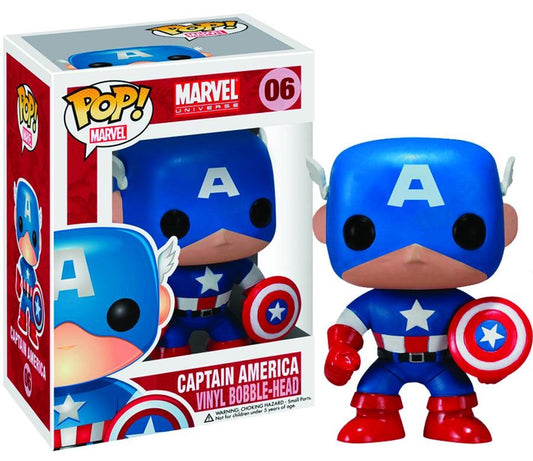 Pop 06 Captain America Pop Marvel Funko Default Title  