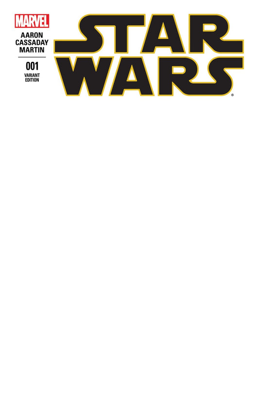 Star Wars (2015) #01 Blank Var Blank Covers Marvel Comics Default Title  