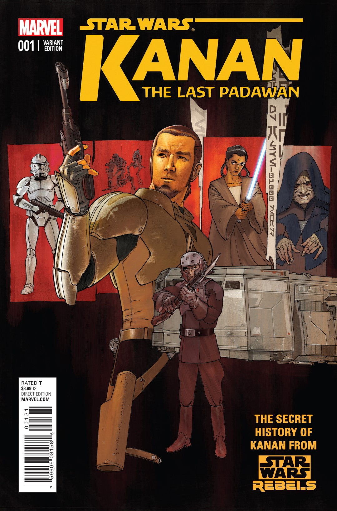 Star Wars Kanan The Last Padawan orders # 001 Bam Variant