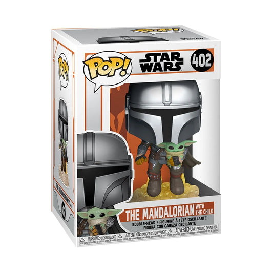 Pop 402 Mandalorian w/ the Child Pop Star Wars Funko Default Title  