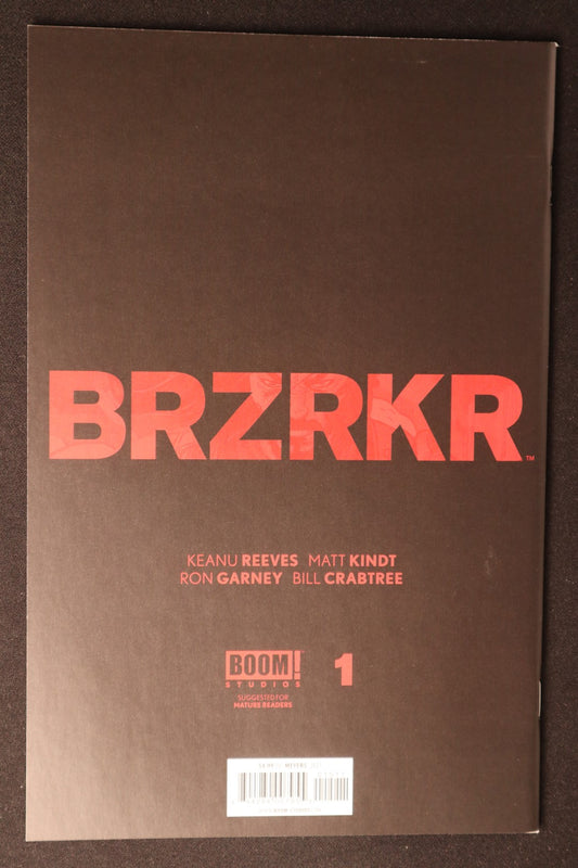 BRZRKR #01 1:1000 Meyers Var Back Issues Boom! Studios   