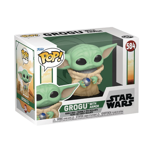 Pop 584 Grogu w/ Armor Pop Star Wars Funko Default Title  