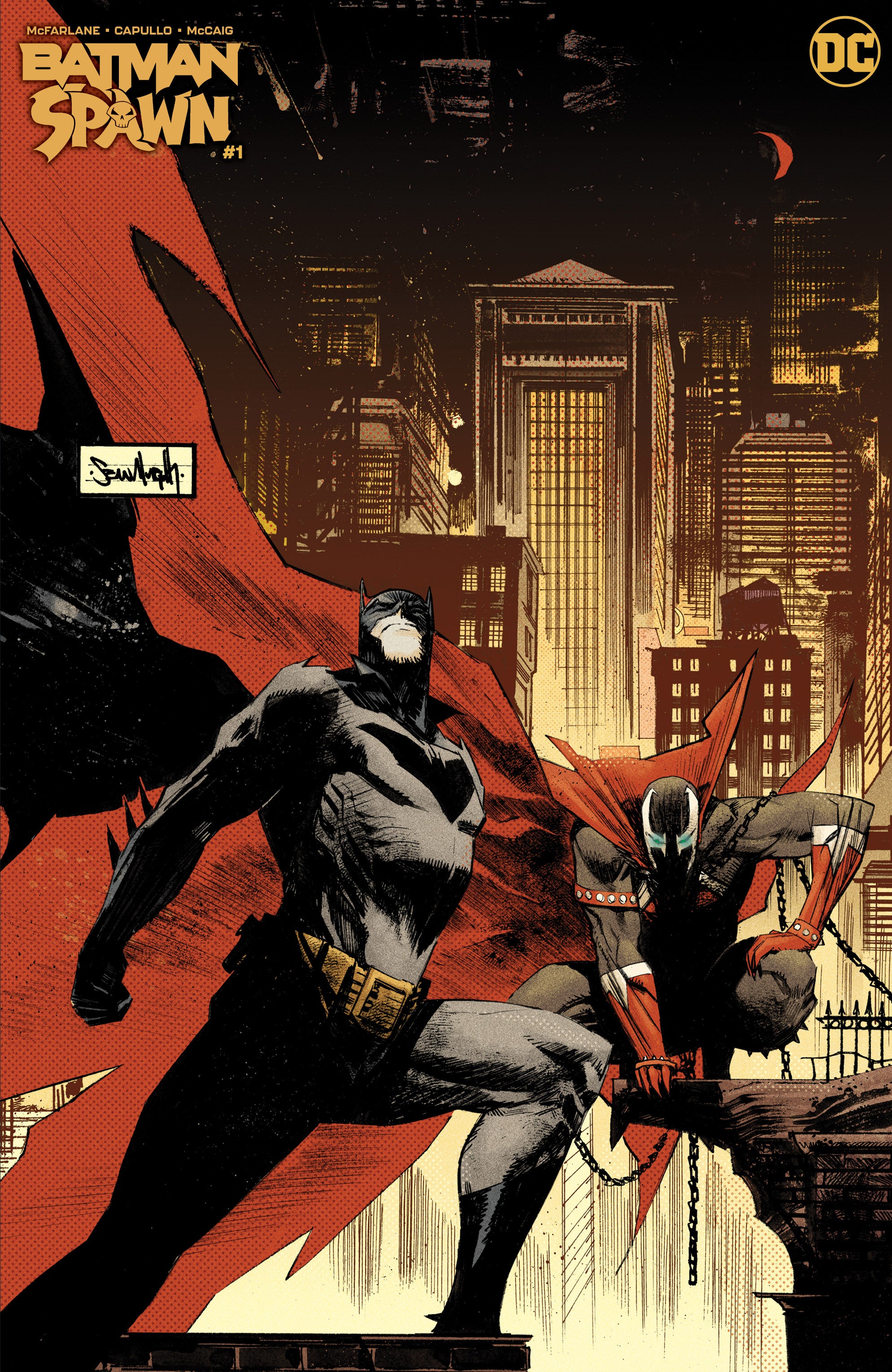 Selling Batman/Spawn #1 2022 Covers