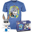 Pop Tees WB 100th Anniversary Bugs Bunny (As Fred Jones) Flocked (2XL) Action Figures/Funko Pop FUNKO