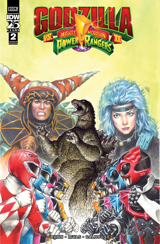 Godzilla Vs Mighty Morphin Power Rangers II #02 1:10 Su Var