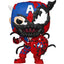 Pop 1436 Carnage Captain America Action Figures/Funko Pop FUNKO
