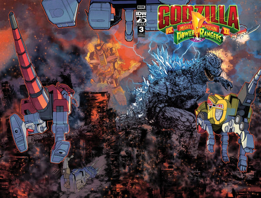 Godzilla Vs Mighty Morphin Power Rangers II #03 Sanchez Var