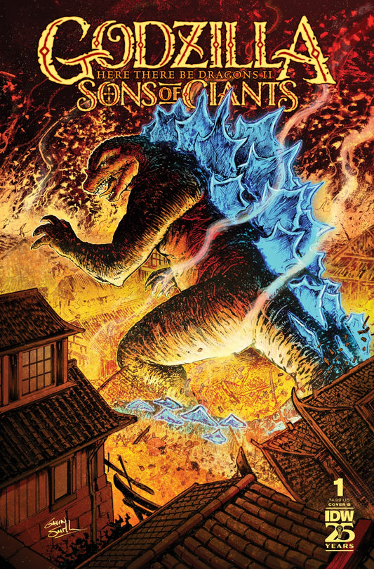 Godzilla Here There Be Dragons II Sons of Giants #01 Gavin Smith Var