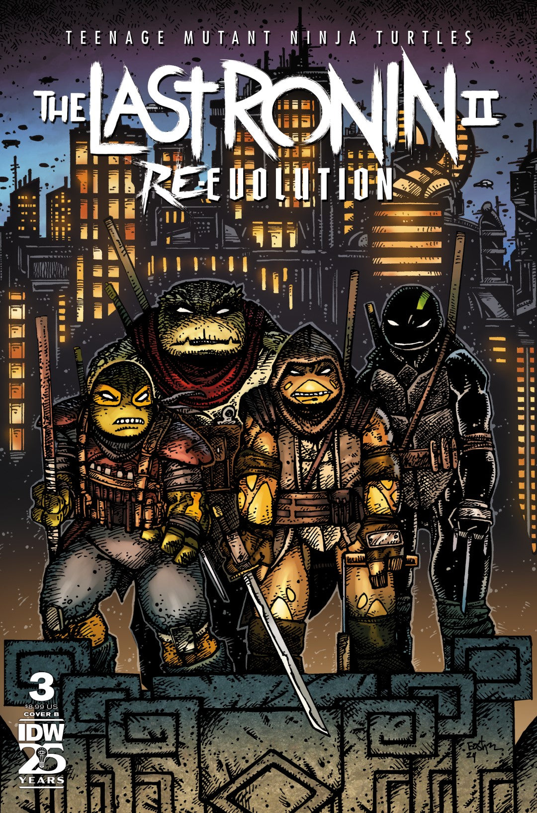 Teenage Mutant Ninja Turtles The Last Ronin Re-Evolution #03 Eastman V ...