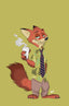 Zootopia #02 1:15 Rousseau "Foil" Var Independent Dynamite Entertainment Default Title