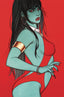 Vampirella (2025) #02 Frison "Foil Virgin" Var Comics - Back Issues Dynamite Entertainment Default Title