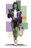 Planet She-Hulk #01 1:50 InHyuk Lee Var Comics Marvel Comics