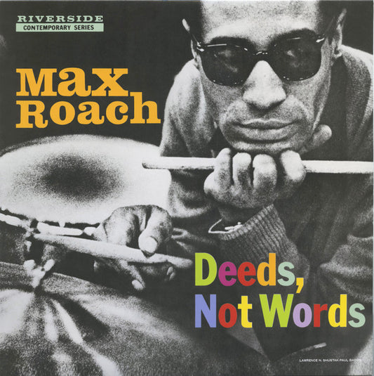 Max Roach - Deeds, Not Words Vinyl Riverside Records Default Title  