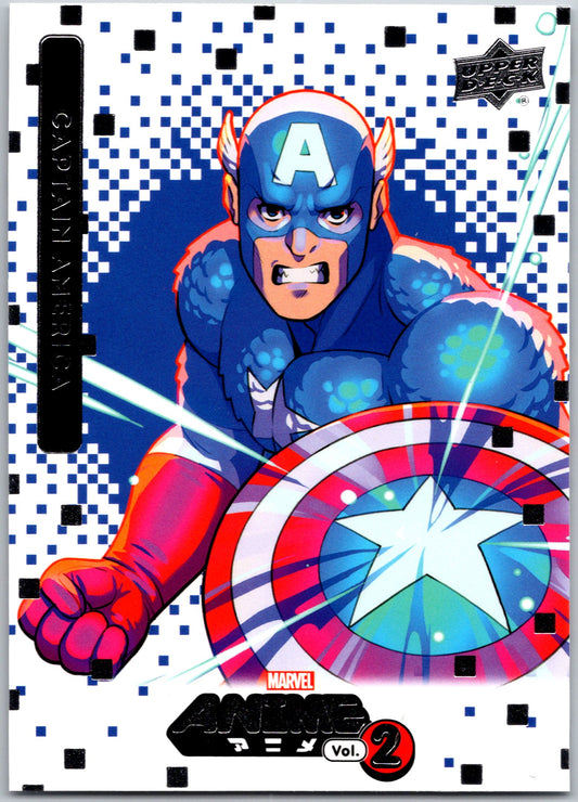 Marvel Anime Vol 2 2023 Base #009 Captain America