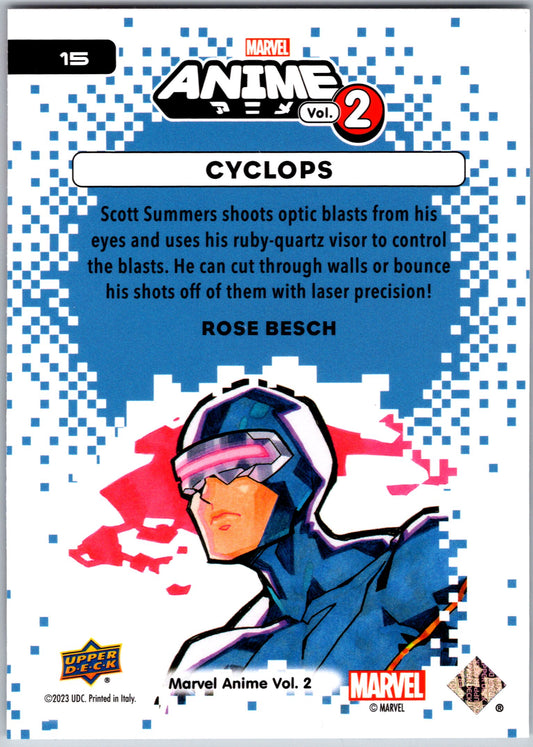 Marvel Anime Vol 2 2023 Base #015 Cyclops