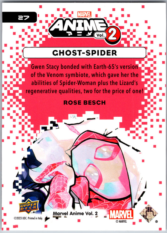 Marvel Anime Vol 2 2023 Base #027 Ghost-Spider