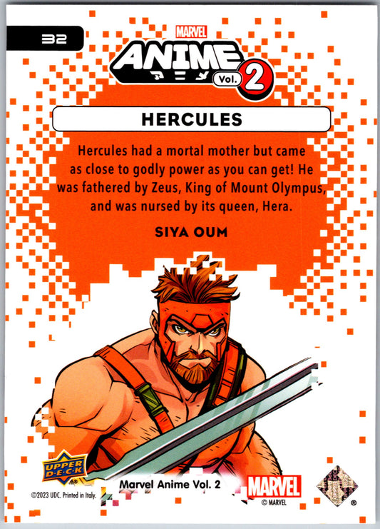 Marvel Anime Vol 2 2023 Base #032 Hercules