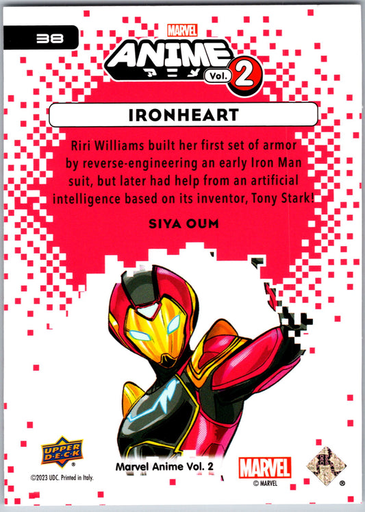 Marvel Anime Vol 2 2023 Base #038 Ironheart
