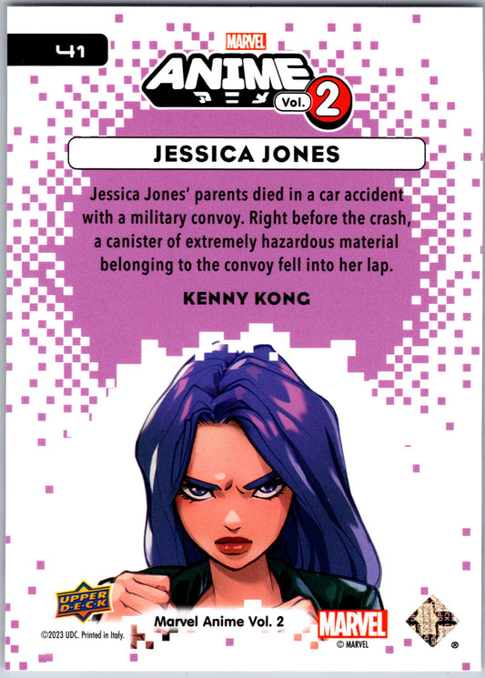 Marvel Anime Vol 2 2023 Base #041 Jessica Jones