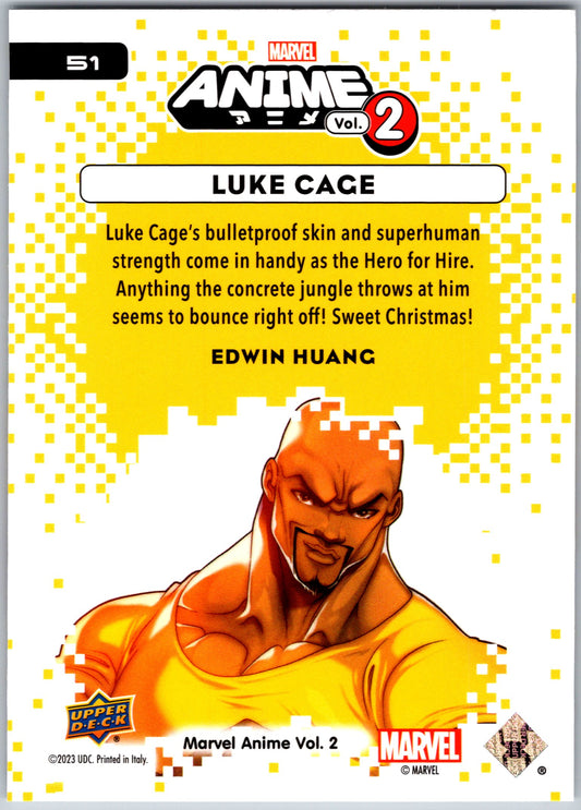 Marvel Anime Vol 2 2023 Base #051 Luke Cage