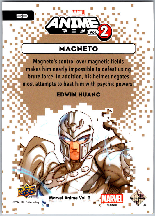 Marvel Anime Vol 2 2023 Base #053 Magneto