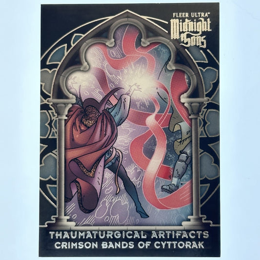 Marvel Fleer Ultra Midnight Sons Thaumaturgical Artifacts - #OO5 - Crimson Bands of Cyttorak