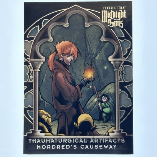 Marvel Fleer Ultra Midnight Sons Thaumaturgical Artifacts - #OO9 - Modred's Causeway