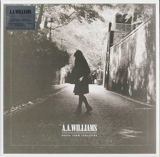 A.A. Williams - Songs From Isolation. Black & White Swirl Splatter Vinyl
