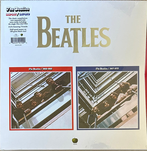 Beatles – 1962-1966/1967-1970 1978 Japan red/blue vinyl 4 LP set with obi