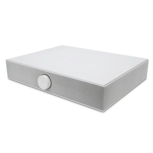 Andover Audio Spinbase Speaker System White All-In-One Powered Speaker System