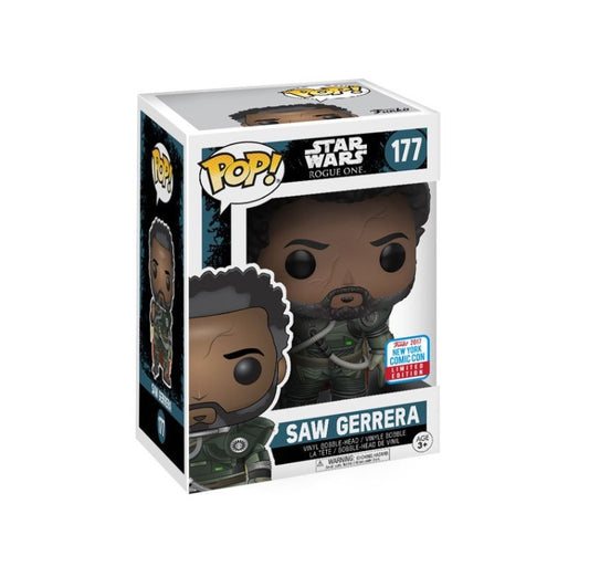 Pop Rogue One 177 Saw Gerrera 2017 Fall Con Exc Pop Star Wars Funko Default Title  