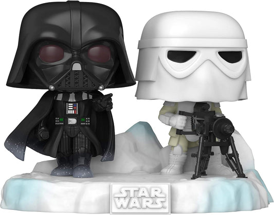 Pop Empire Strikes Back 40th 377 Battle at Echo Base: DarthVader/Snowtrooper Amazon Exc Pop Star Wars Funko   