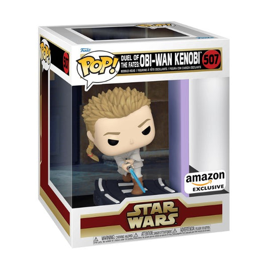 Pop 507 Duel of the Fates Obi-Wan Kenobi Amazon Exc Pop Star Wars Funko Default Title  